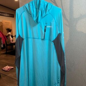 Magellan Outdoors Blue and Gray Performance Jacket